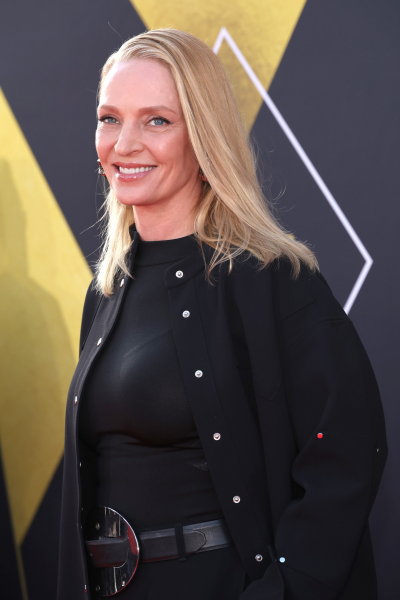 Uma Thurman Is Flawless At 53 With An On-Trend Lob